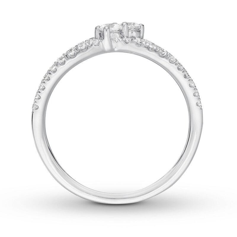 Main Image 2 of Previously Owned Ever Us Diamond Ring 1/2 ct tw Round-cut 14K White Gold