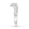 Thumbnail Image 3 of Previously Owned Ever Us Diamond Ring 1/2 ct tw Round-cut 14K White Gold