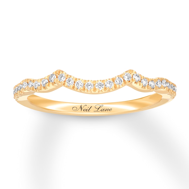 Main Image 1 of Previously Owned Neil Lane Bridal Wedding Band 1/6 ct tw Diamonds 14K Yellow Gold