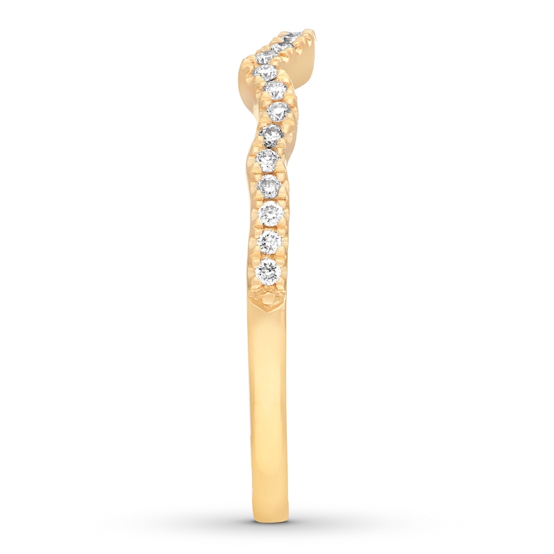 Main Image 3 of Previously Owned Neil Lane Bridal Wedding Band 1/6 ct tw Diamonds 14K Yellow Gold