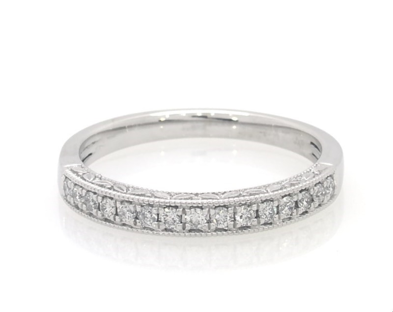 Main Image 1 of Previously Owned Diamond Anniversary Ring 1/5 ct tw 14K White Gold
