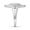 Thumbnail Image 3 of Previously Owned Diamond Ring 5/8 ct tw Round & Baguette 10K White Gold