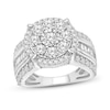 Thumbnail Image 0 of Previously Owned Diamond Engagement Ring 2 ct tw Round & Baguette 10K White Gold