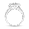 Thumbnail Image 1 of Previously Owned Diamond Engagement Ring 2 ct tw Round & Baguette 10K White Gold