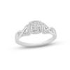 Thumbnail Image 1 of Previously Owned Hallmark Diamonds Promise Ring 1/4 ct tw Sterling Silver