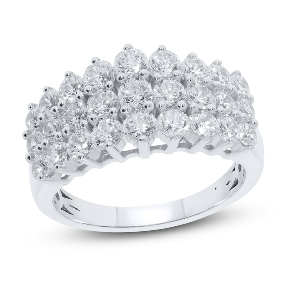 Previously Owned Diamond Ring 2 ct tw Round-cut 10K White Gold