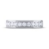 Thumbnail Image 3 of Previously Owned Men's THE LEO Ideal Cut Diamond Wedding Band 3/4 ct tw 14K White Gold