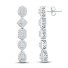Thumbnail Image 1 of Previously Owned Diamond Dangle Earrings 1 ct tw 10K White Gold