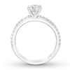 Thumbnail Image 2 of Previously Owned THE LEO First Light Diamond Engagement Ring 5/8 ct tw 14K White Gold