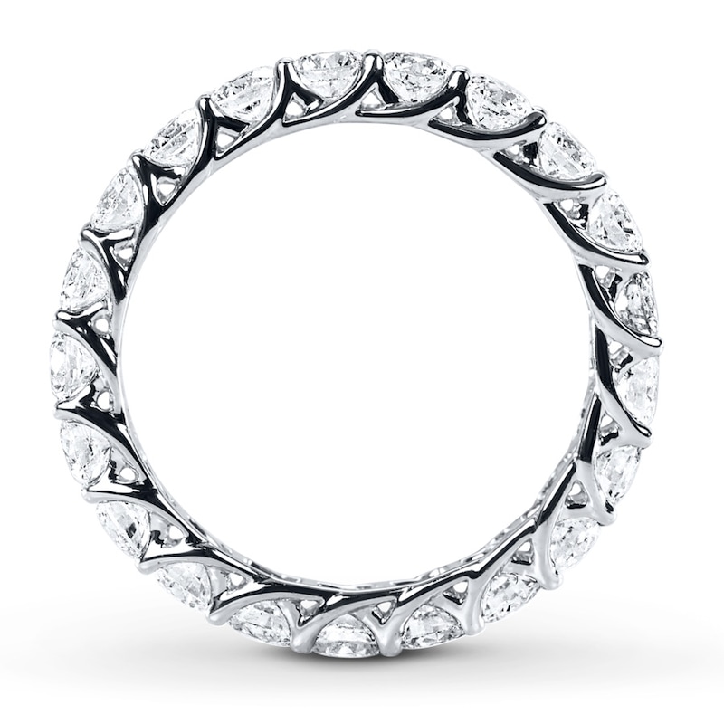Main Image 2 of Previously Owned Diamond Eternity Anniversary Band 2 ct tw 14K White Gold Size 6