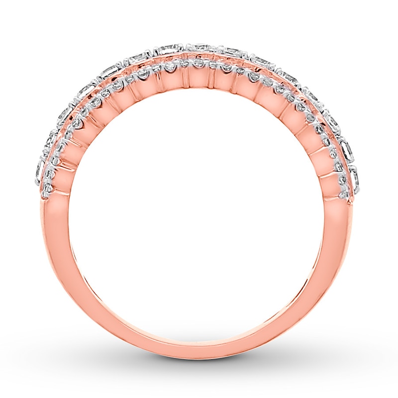 Main Image 2 of Previously Owned Diamond Ring 1/2 ct tw Round-cut 10K Two-Tone Gold