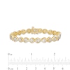 Thumbnail Image 3 of Previously Owned Diamond Infinity Bracelet 1 ct tw Baguette & Round-cut 10K Yellow Gold 7"