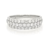 Thumbnail Image 1 of Previously Owned THE LEO Diamond Anniversary Ring 1-1/2 ct tw Round-Cut 14K White Gold