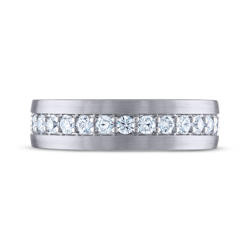 Main Image 3 of Previously Owned Men's THE LEO Ideal Cut Diamond Wedding Band 3/4 ct tw 14K White Gold