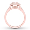 Thumbnail Image 2 of Previously Owned Diamond Engagement Ring 1/3 ct tw Round-cut 10K Rose Gold Size 7