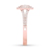 Thumbnail Image 3 of Previously Owned Diamond Engagement Ring 1/3 ct tw Round-cut 10K Rose Gold Size 7