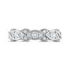 Thumbnail Image 2 of Previously Owned Every Moment Diamond Crossover Infinity Band 1/2 ct tw 14K White Gold