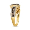 Thumbnail Image 2 of Previously Owned Le Vian Chocolate Waterfall Diamond Ring 1 ct tw 14K Honey Gold