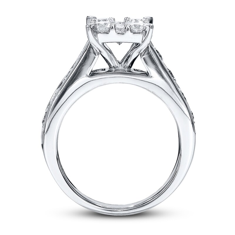 Main Image 2 of Previously Owned Diamond Engagement Ring 2 ct tw Round-cut 14K White Gold