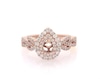 Thumbnail Image 1 of Previously Owned Neil Lane Diamond Double Halo Engagement Ring Setting 1/2 ct tw 14K Rose Gold Size 5.5