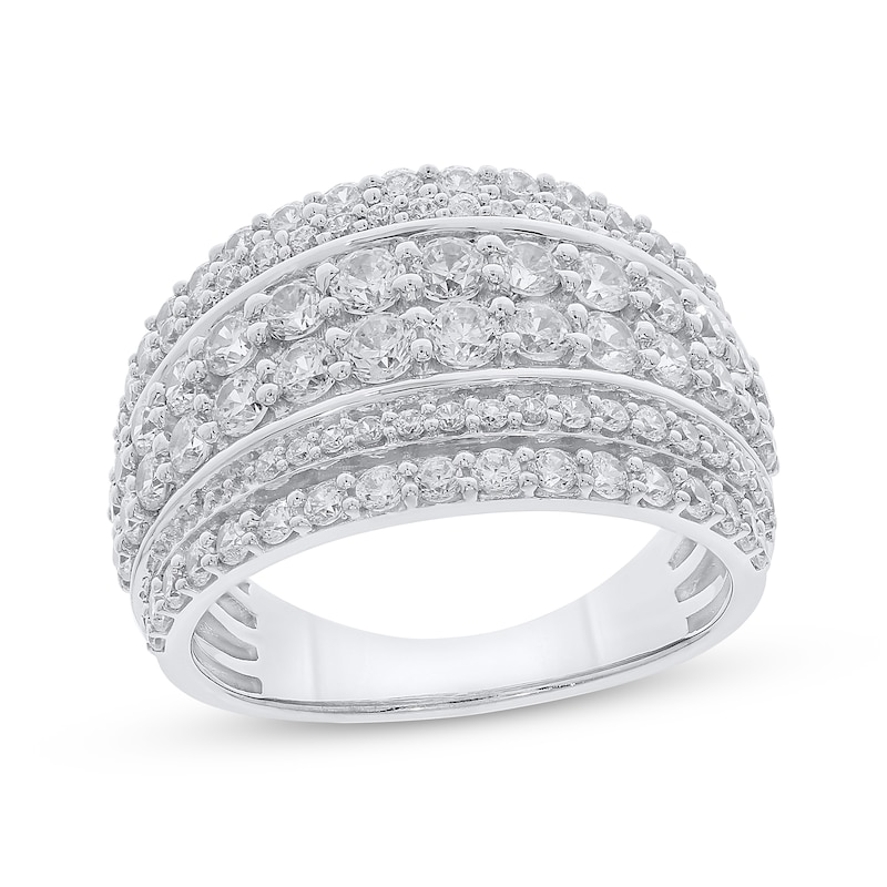 Main Image 1 of Previously Owned Diamond Anniversary Band 2 ct tw Round-cut 10K White Gold