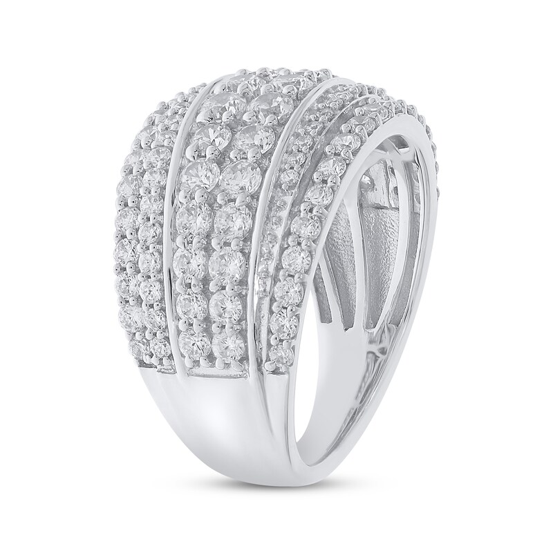 Main Image 2 of Previously Owned Diamond Anniversary Band 2 ct tw Round-cut 10K White Gold