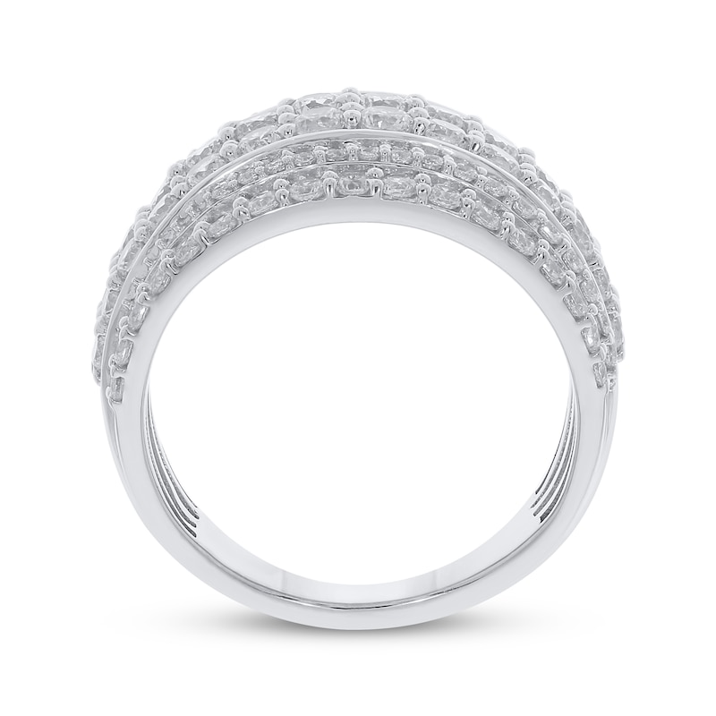 Main Image 3 of Previously Owned Diamond Anniversary Band 2 ct tw Round-cut 10K White Gold