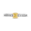 Thumbnail Image 4 of Previously Owned Le Vian Sunny Yellow Diamond Ring 5/8 ct tw 14K Two-Tone Gold