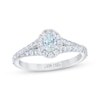 Thumbnail Image 0 of Previously Owned THE LEO First Light Diamond Oval-Cut Engagement Ring 3/4 ct tw 14K White Gold