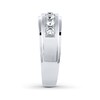 Thumbnail Image 3 of Previously Owned Men's THE LEO Diamond Band 1/2 ct tw Diamonds 14K White Gold