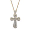Thumbnail Image 1 of Previously Owned Men's Diamond Cross 1 Carat tw 10K Yellow Gold