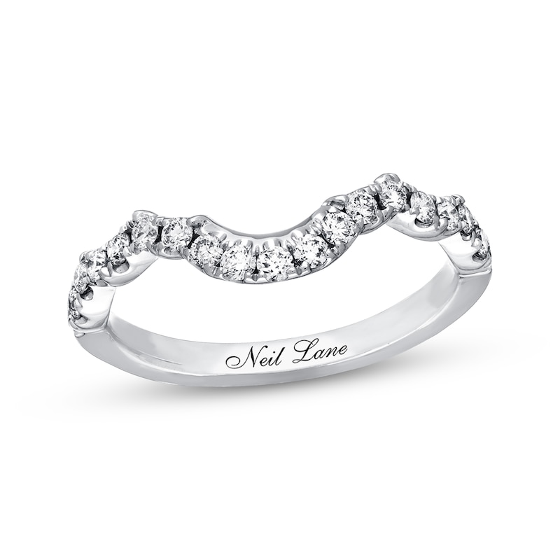 Main Image 1 of Previously Owned Neil Lane Round Diamond Wedding Band 3/8 ct tw 14K White Gold