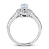 Thumbnail Image 2 of Previously Owned Diamond Engagement Ring 7/8 ct tw Round-cut 14K White Gold