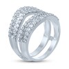 Thumbnail Image 2 of Previously Owned Diamond Enhancer Band 1-1/4 ct tw Round & Baguette 14K White Gold