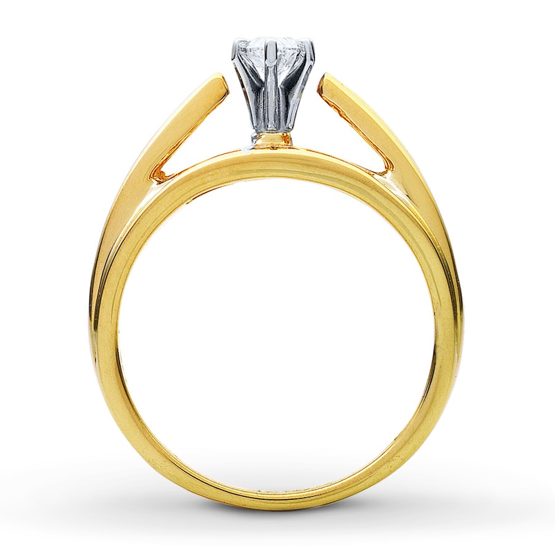 Previously Owned Diamond Engagement Ring 1 ct tw Marquise-cut 14K Yellow Gold