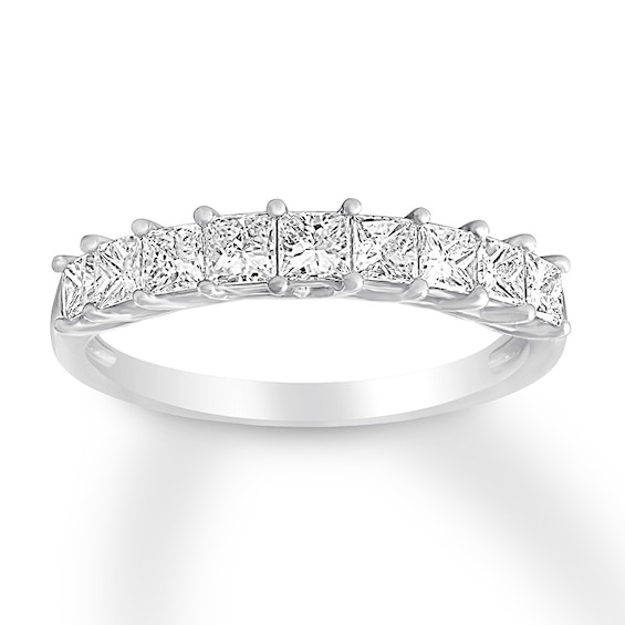 Previously Owned Diamond Anniversary Band 1 ct tw Princess-cut 14K White Gold