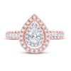 Thumbnail Image 3 of Previously Owned Diamond Engagement Ring 1 ct tw Pear & Round 14K Rose Gold