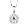Thumbnail Image 1 of Previously Owned Diamond Necklace 1/2 ct tw Round-Cut 14K White Gold 18"