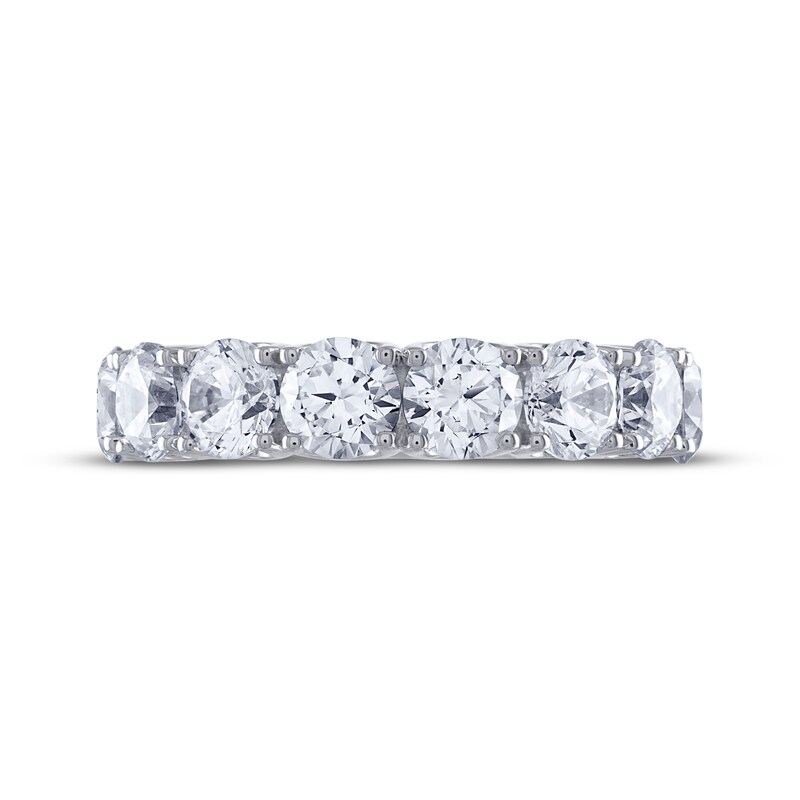 Main Image 3 of Previously Owned THE LEO Legacy Lab-Grown Diamond Anniversary Band 3 ct tw 14K White Gold