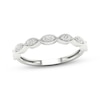Thumbnail Image 1 of Previously Owned  Lab-Grown Diamonds Anniversary Band 1/15 ct tw Round-cut 10K White Gold