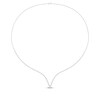 Thumbnail Image 1 of Previously Owned Lab-Grown Diamonds by KAY Chevron Riviera Necklace 3 ct tw 14K White Gold 17&quot;