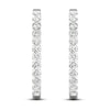 Thumbnail Image 4 of Previously Owned KAY Lab-Grown Diamonds Hoop Earrings 1-1/2 ct tw 14K White Gold