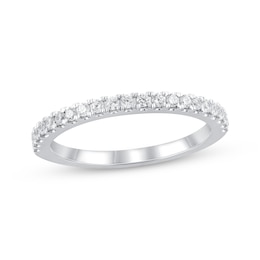 Previously Owned Lab-Grown Diamonds Anniversary Band 1/4 ct tw 14K White Gold