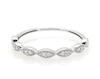 Thumbnail Image 1 of Previously Owned Lab-Grown Diamonds by KAY Vintage-Inspired Anniversary Ring 1/15 ct tw 10K White Gold
