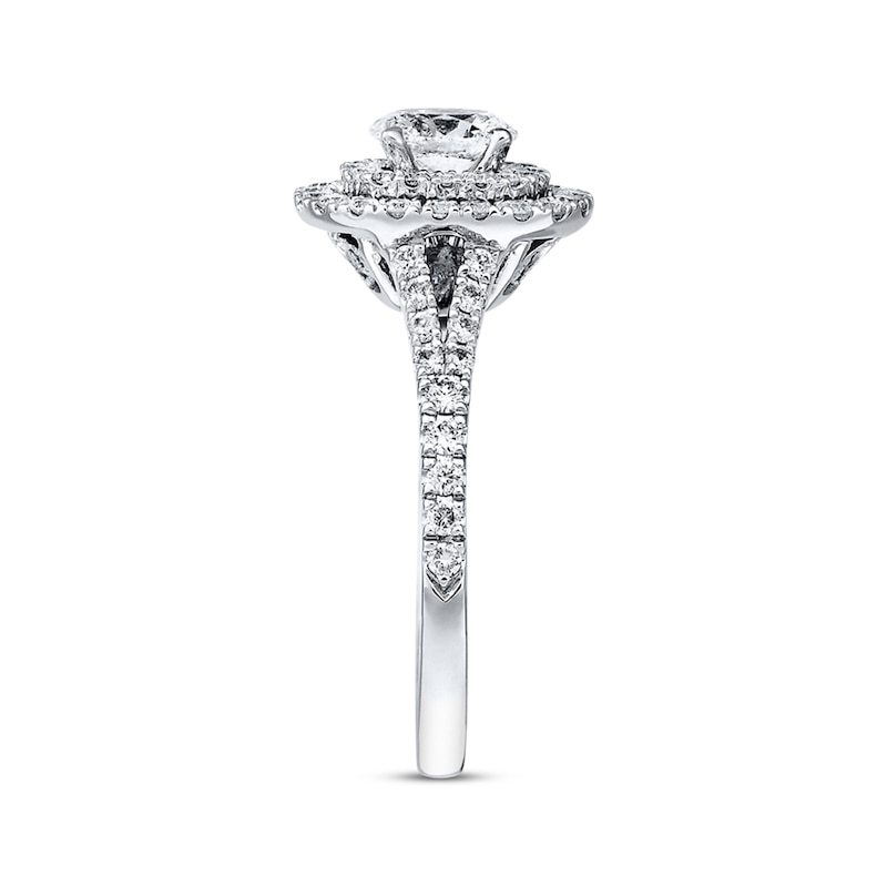 Main Image 2 of Previously Owned Neil Lane Oval-Cut Diamond Engagement Ring 1 ct tw 14K White Gold Size 9