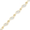 Thumbnail Image 1 of Previously Owned Diamond Bracelet 1/2 ct tw Round-cut 10K Yellow Gold 7&quot;