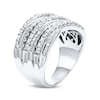 Thumbnail Image 2 of Previously Owned Diamond Anniversary Band 1 ct tw Round-cut 14K White Gold Size 7