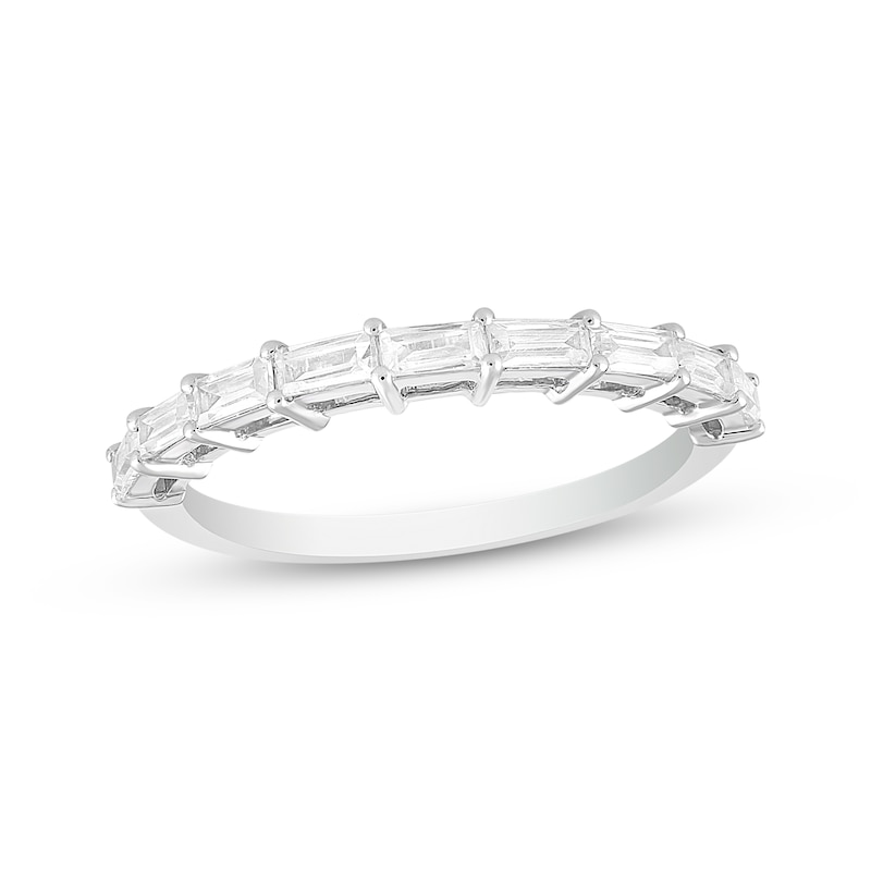 Previously Owned Diamond Anniversary Band 1/2 ct tw Baguette 14K White Gold