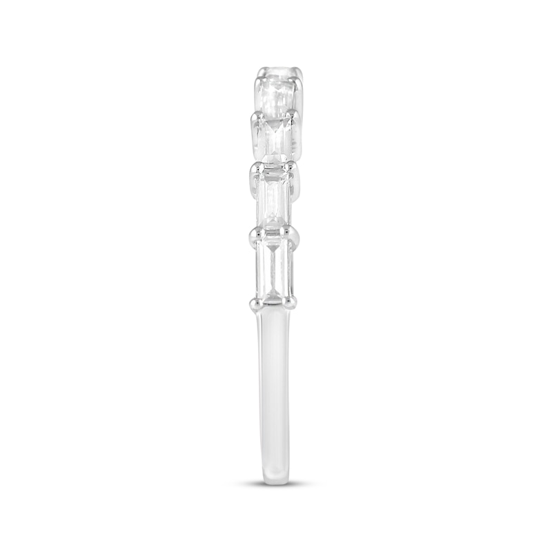 Previously Owned Diamond Anniversary Band 1/2 ct tw Baguette 14K White Gold