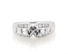 Thumbnail Image 1 of Previously Owned Diamond Engagement Ring Setting 1/2 ct tw 14K White Gold